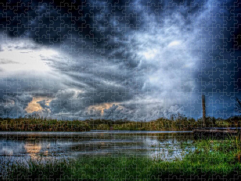 Storm Jigsaw Puzzle featuring the photograph Approaching Storm by Mark Andrew Thomas