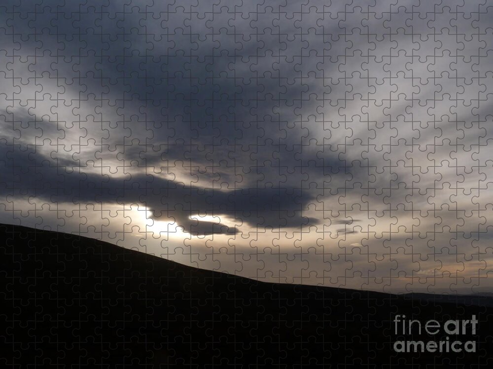 Weather Jigsaw Puzzle featuring the photograph Clouds - Weather Change by Phil Banks
