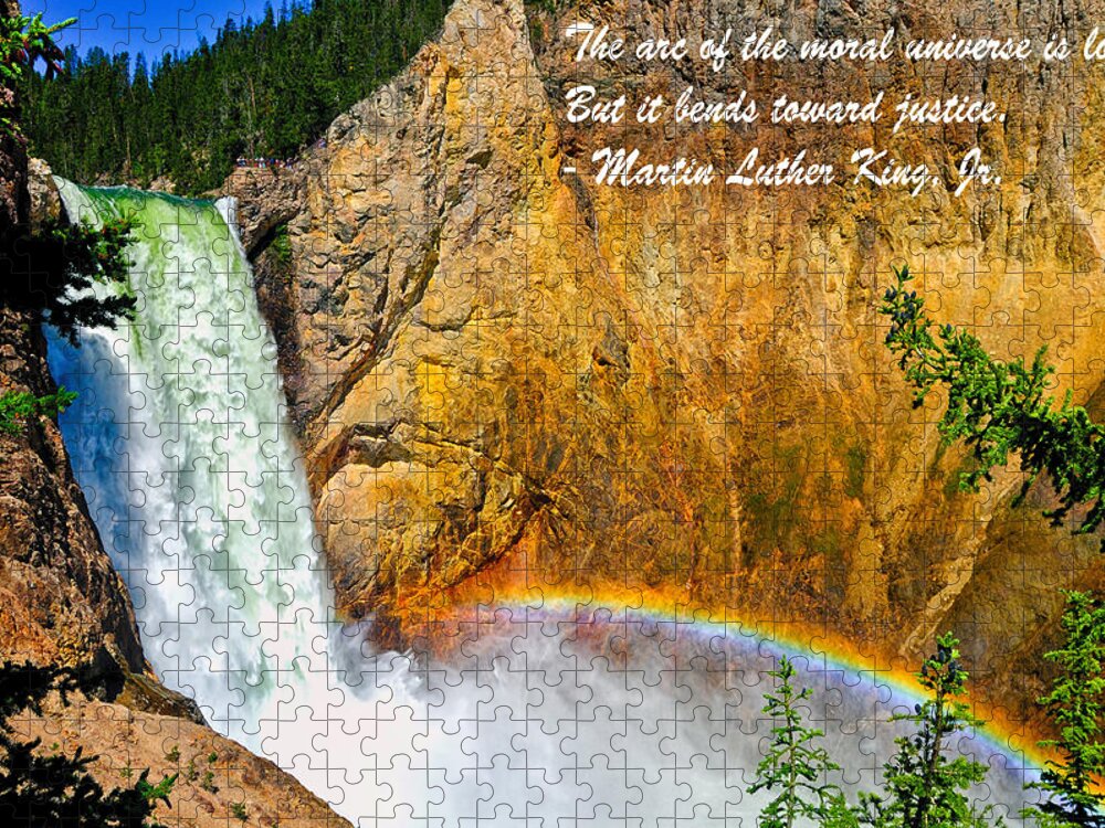 Arc Of The Moral Universe Jigsaw Puzzle featuring the photograph Arc Of The Moral Universe by Greg Norrell