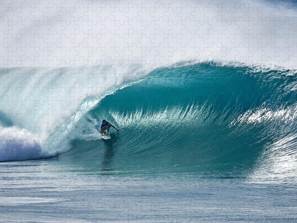 Pipeline Jigsaw Puzzle featuring the photograph As Good As It Gets. by Sean Davey