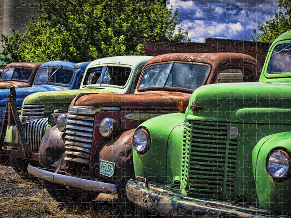 Trucks Jigsaw Puzzle featuring the photograph As is No Warranty by Ron Roberts
