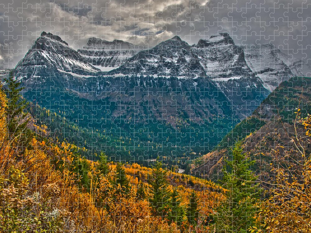 Brenda Jacobs Photography Jigsaw Puzzle featuring the photograph Aspens in Glacier by Brenda Jacobs
