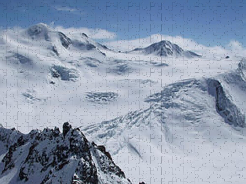Scenics Jigsaw Puzzle featuring the photograph Austria, View Of Wildspitze And Pitztal by Westend61