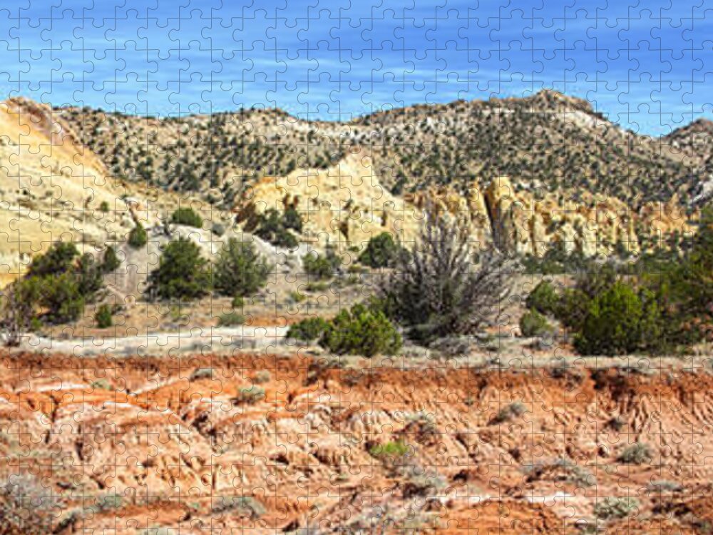 Desert Jigsaw Puzzle featuring the photograph Backroads Utah Panoramic by Mike McGlothlen