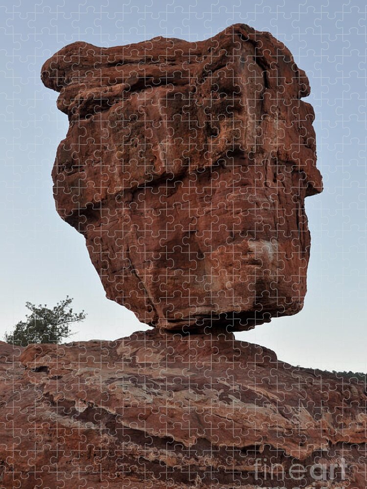 Balanced Rock Jigsaw Puzzle featuring the photograph Balanced Rock by Cheryl McClure