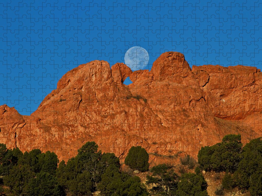Garden Of The Gods Jigsaw Puzzle featuring the photograph Balancing Act by Ronda Kimbrow