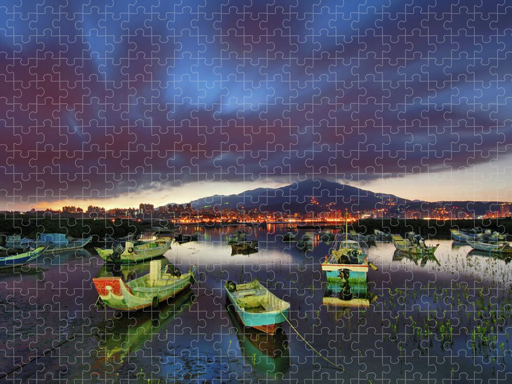 Tranquility Jigsaw Puzzle featuring the photograph Bali Township, Taipei County Dug Sub by Hung Chei