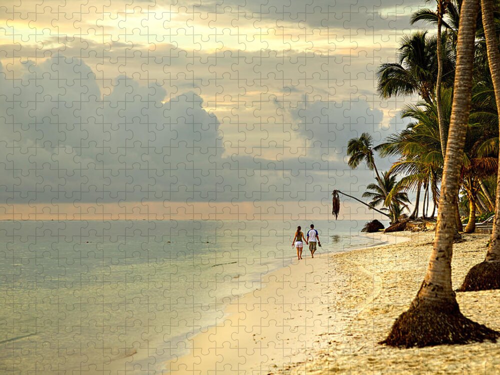 Beach Jigsaw Puzzle featuring the photograph Barefoot on the Beach by Ian Good
