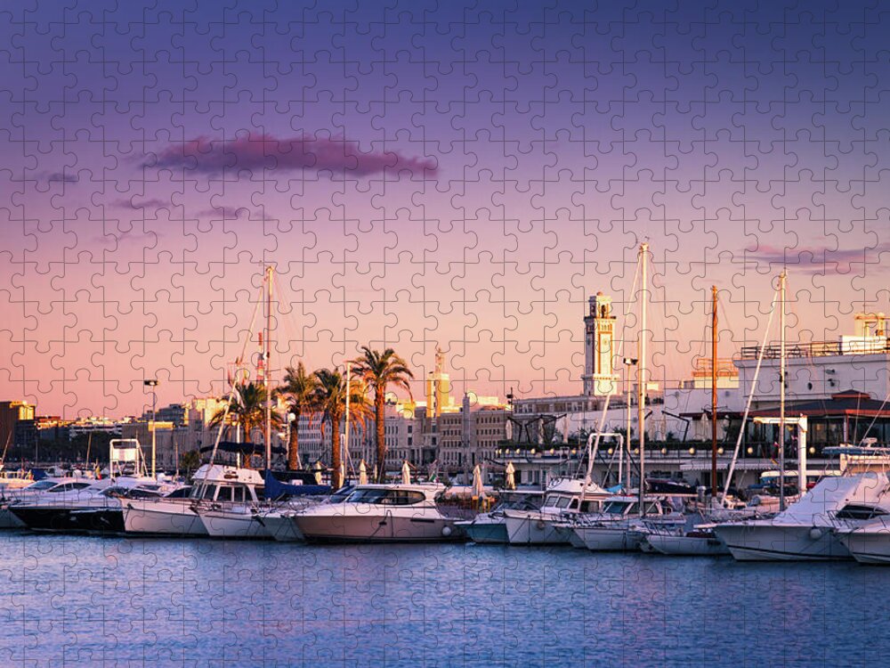 Tranquility Jigsaw Puzzle featuring the photograph Bari, Italy by Marko Cvejic