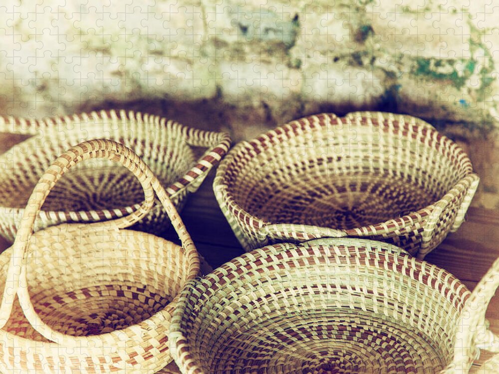 Baskets Jigsaw Puzzle featuring the photograph Baskets by Karol Livote