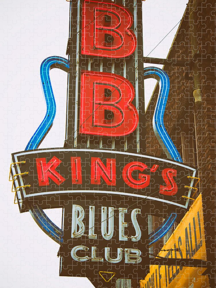 Bb King Jigsaw Puzzle featuring the photograph BB King's Blues Club by Mary Lee Dereske