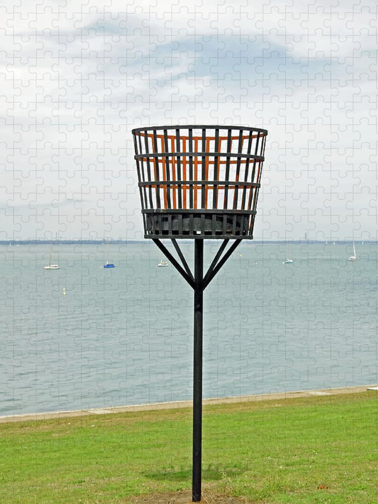 Europe Jigsaw Puzzle featuring the photograph Beacon on Yarmouth Common by Rod Johnson