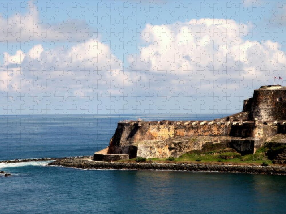 Puerto Rico Jigsaw Puzzle featuring the photograph Beautiful El Morro by Karen Wiles
