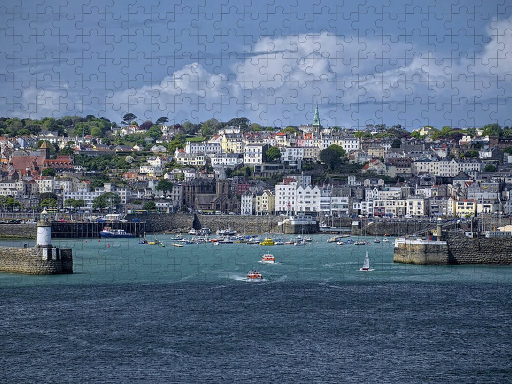 Travel Jigsaw Puzzle featuring the photograph Beautiful Harbor by Lucinda Walter