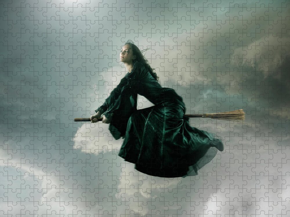 People Jigsaw Puzzle featuring the photograph Beautiful Witch by Colin Anderson