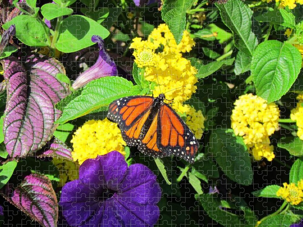 Flower Jigsaw Puzzle featuring the photograph Beauty All Around by Cynthia Guinn