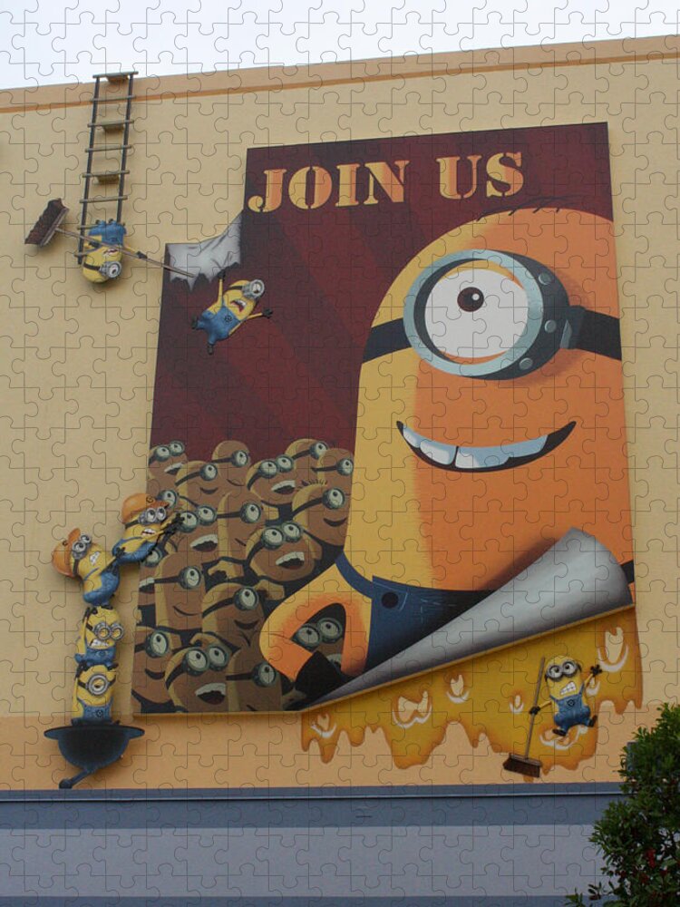 Universal Orlando Resort Jigsaw Puzzle featuring the photograph Become A Minion by David Nicholls