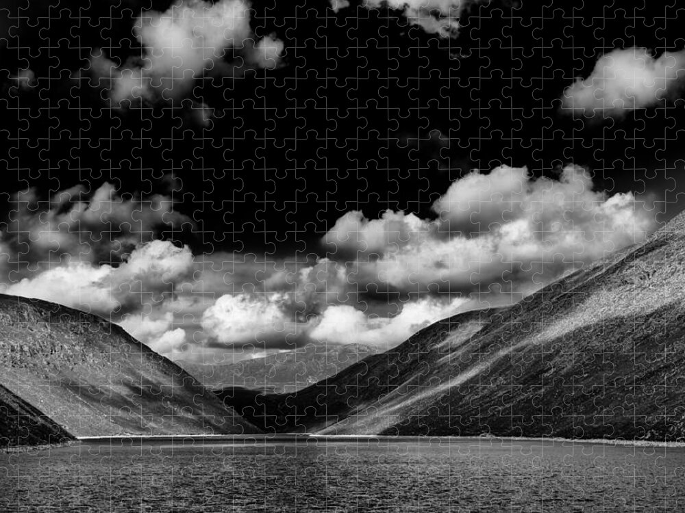Silent Valley Jigsaw Puzzle featuring the photograph Ben Crom 1 by Nigel R Bell