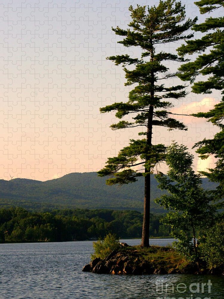 Art Jigsaw Puzzle featuring the photograph Berkshire Summer Evening by Linda Galok