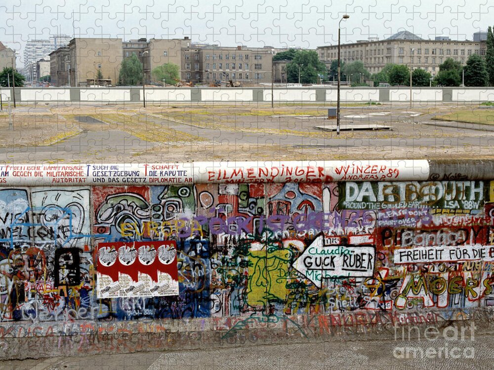 History Jigsaw Puzzle featuring the photograph Berlin Wall by Werner Otto