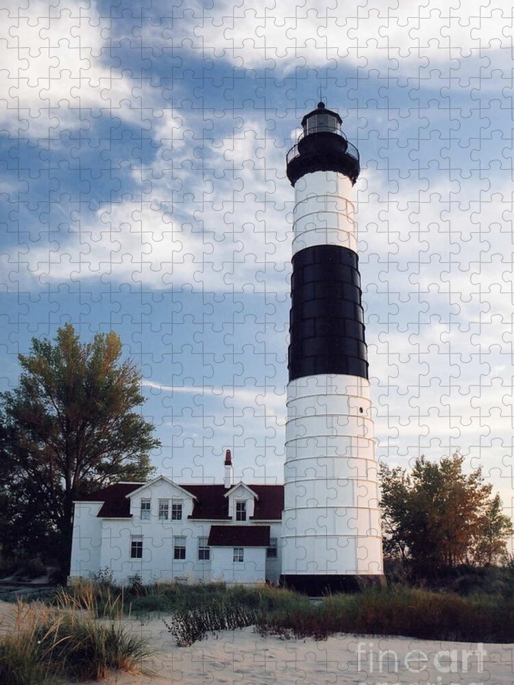 Lighthouse Jigsaw Puzzle featuring the photograph Big Sable Lighthouse by Crystal Nederman