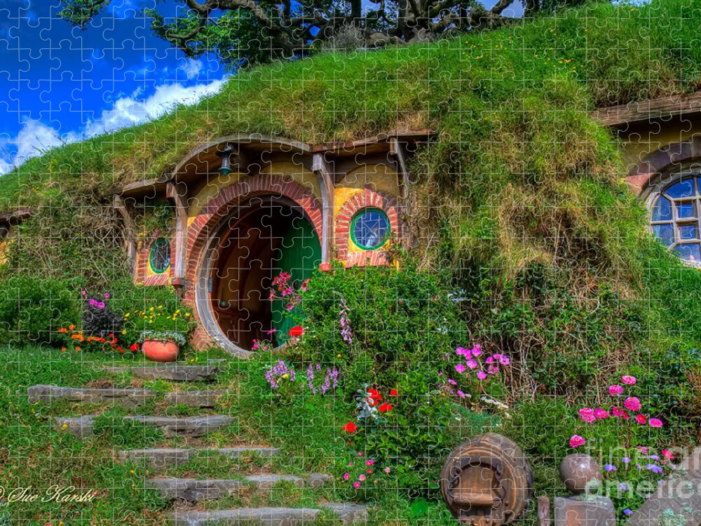 Bilbo Baggins Jigsaw Puzzle featuring the photograph Bilbo Baggin's House 5 by Sue Karski
