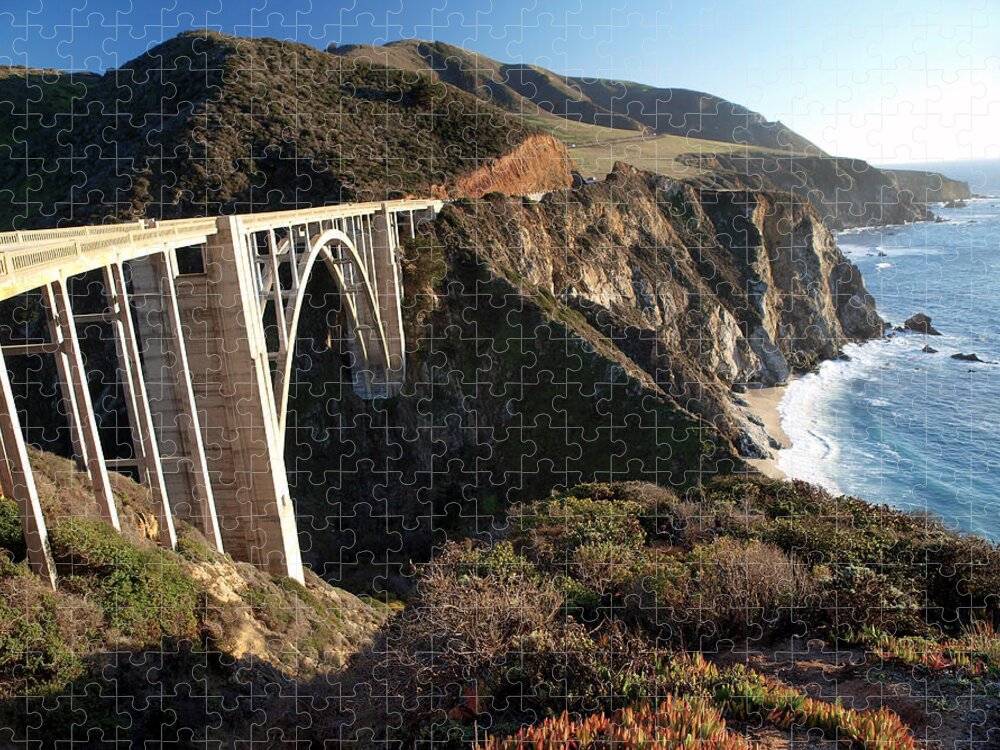 Bixby Bridge Jigsaw Puzzle featuring the photograph Bixby Bridge Afternoon by Joe Schofield