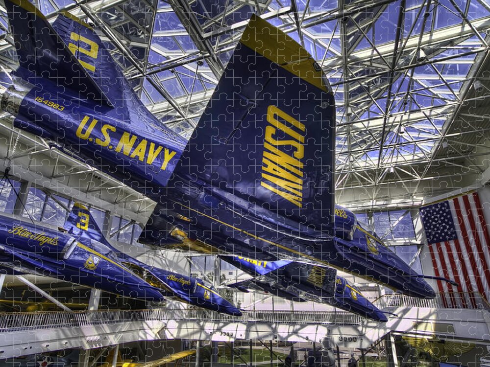 2011 Jigsaw Puzzle featuring the photograph Blue Angels 2 by Tim Stanley