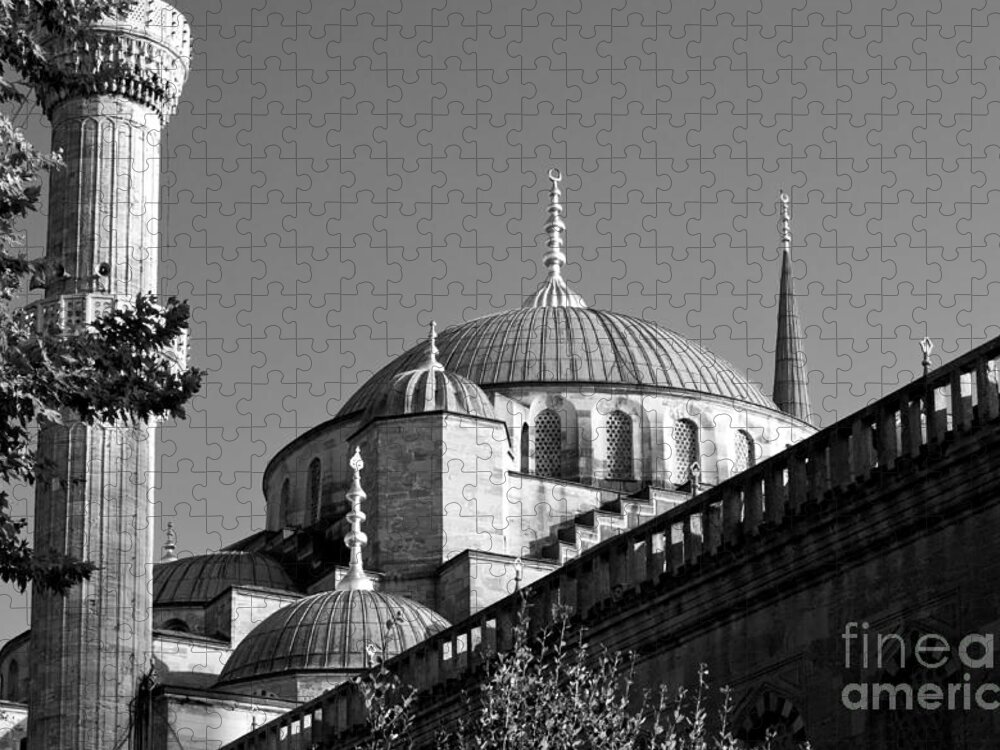 Istanbul Jigsaw Puzzle featuring the photograph Blue Mosque 04 by Rick Piper Photography
