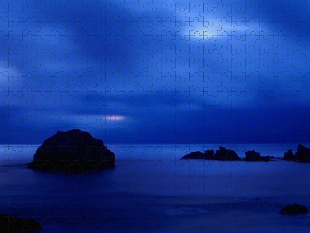 Ocean Jigsaw Puzzle featuring the photograph Blue Mystique by Ken Dietz