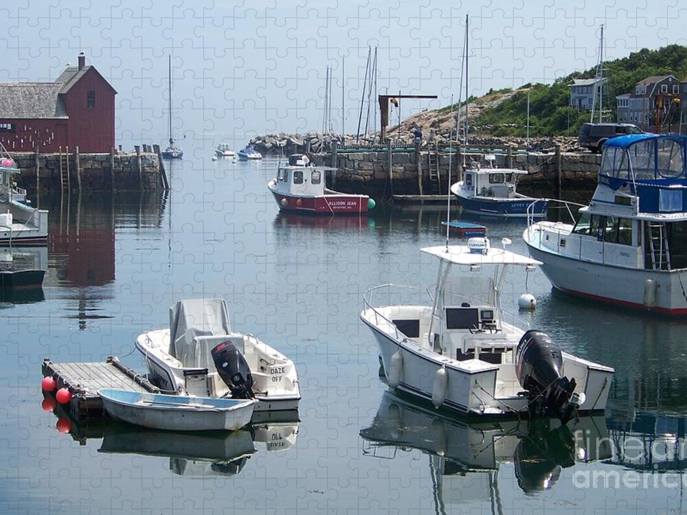 Boating Community Jigsaw Puzzle featuring the photograph Massachusetts Boating Community by Eunice Miller