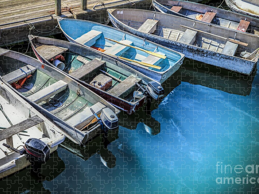 Boats Jigsaw Puzzle featuring the photograph Boats at Bar Harbor Maine by Diane Diederich