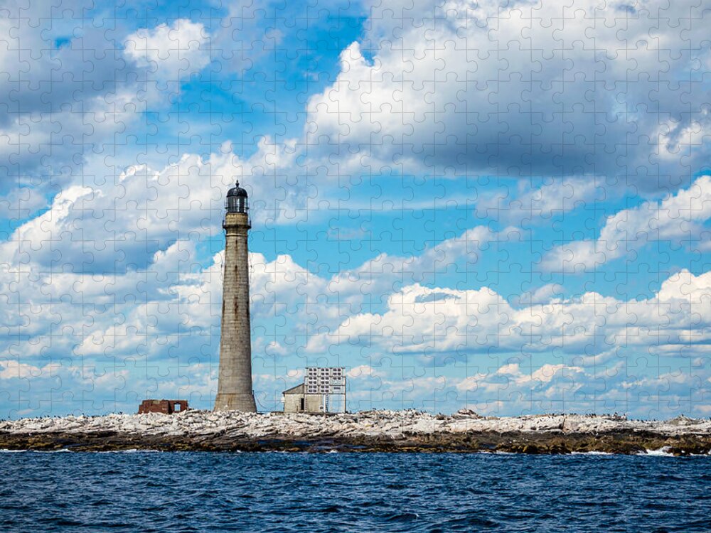 Lighthouse Jigsaw Puzzle featuring the photograph Boon Island Light Station by James Meyer