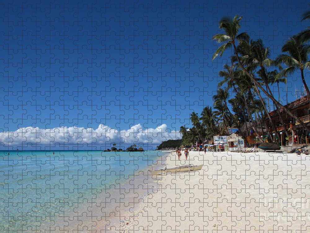 Boracay Jigsaw Puzzle featuring the photograph Boracay Beach by Joey Agbayani