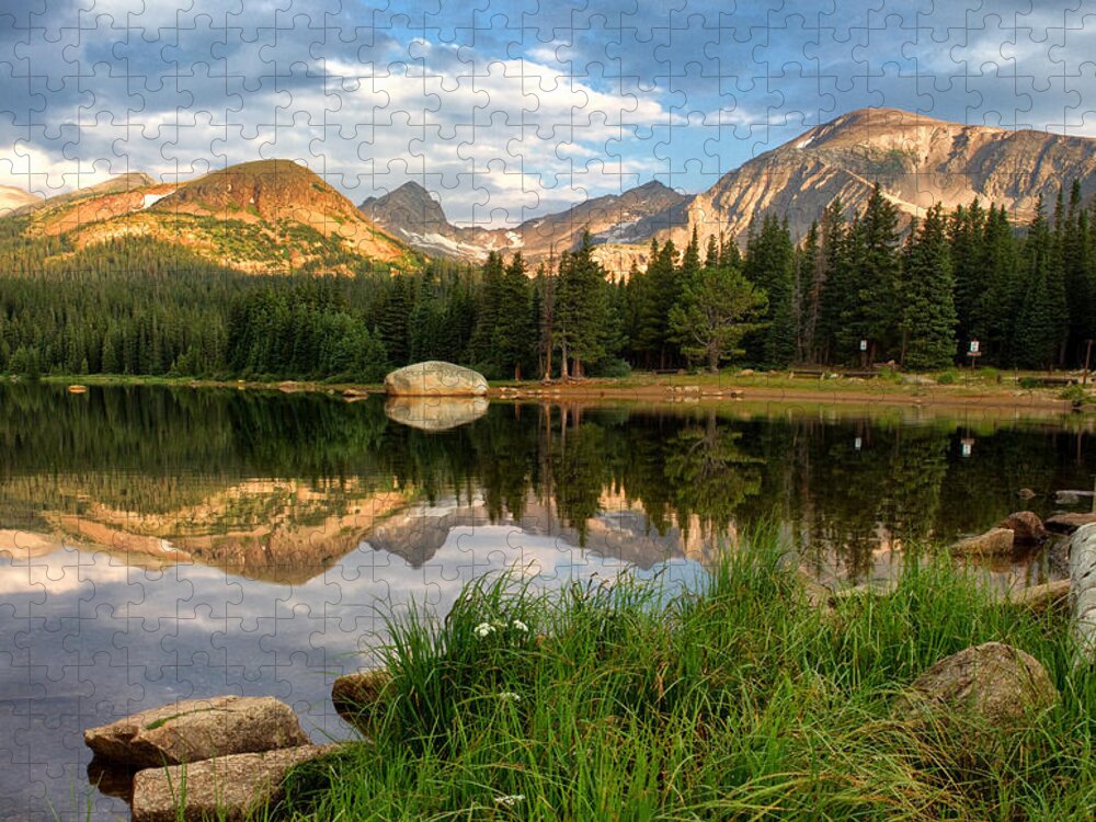 Brainard Lake Jigsaw Puzzle featuring the photograph Brainard Lake Reflections by Ronda Kimbrow