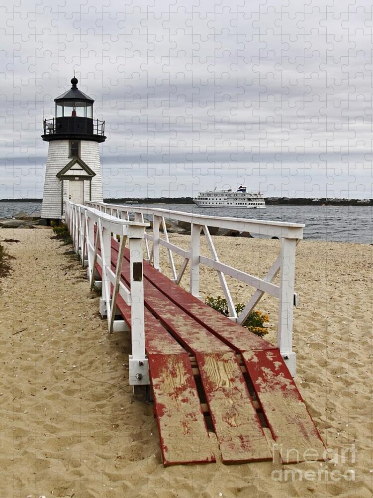 Massachusetts Jigsaw Puzzle featuring the photograph Brant Point by Karin Pinkham