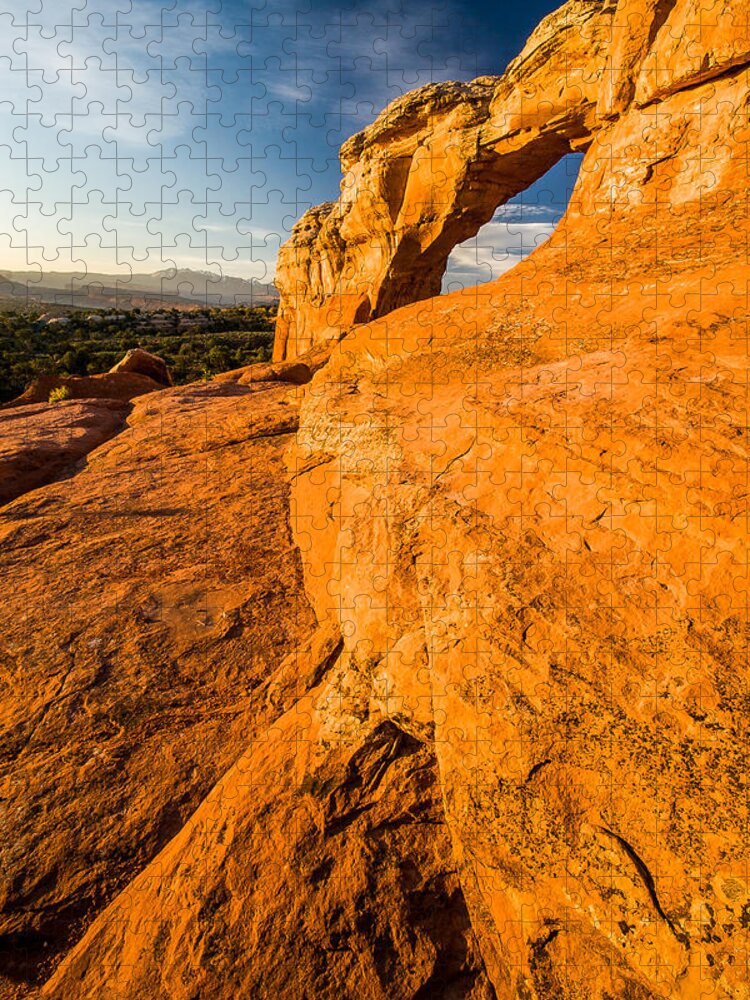 Jay Stockhaus Jigsaw Puzzle featuring the photograph Broken Arch by Jay Stockhaus