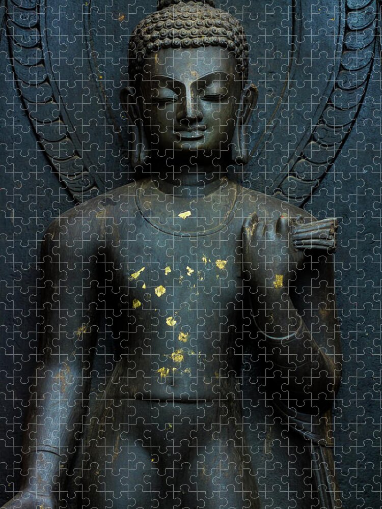 Statue Jigsaw Puzzle featuring the photograph Buddha Statue by Picturegarden