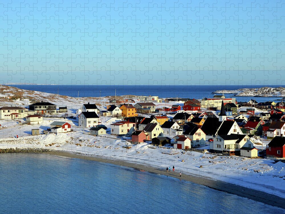Water's Edge Jigsaw Puzzle featuring the photograph Bugøynes by Federica Gentile
