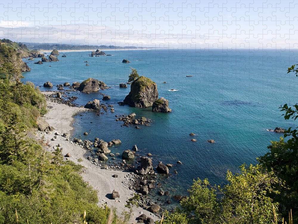 Coast Jigsaw Puzzle featuring the photograph California Coast by Gregory G. Dimijian, M.D.