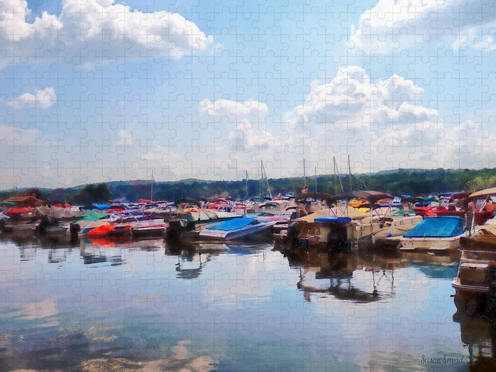 Canandaigua Jigsaw Puzzle featuring the photograph Canandaigua City Pier by Susan Savad