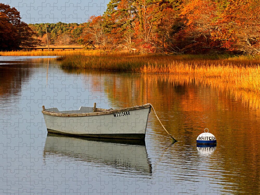 Cape Cod Jigsaw Puzzle featuring the photograph Cape Cod Fall Foliage by Juergen Roth