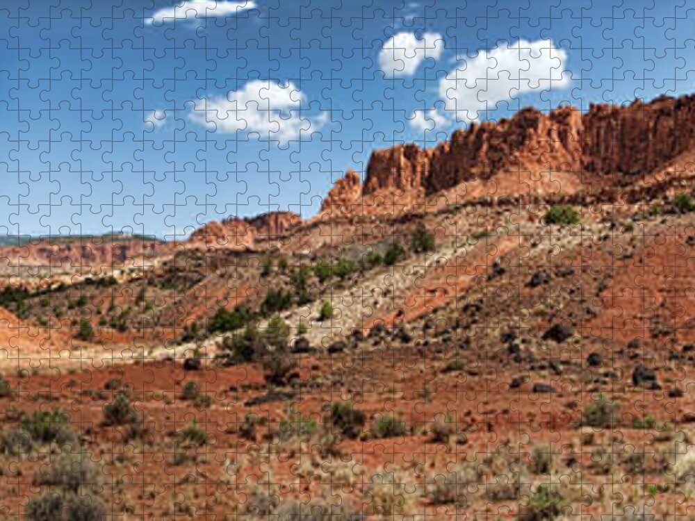 capitol Reef Jigsaw Puzzle featuring the photograph Capitol Reef Panorama No. 1 by Tammy Wetzel