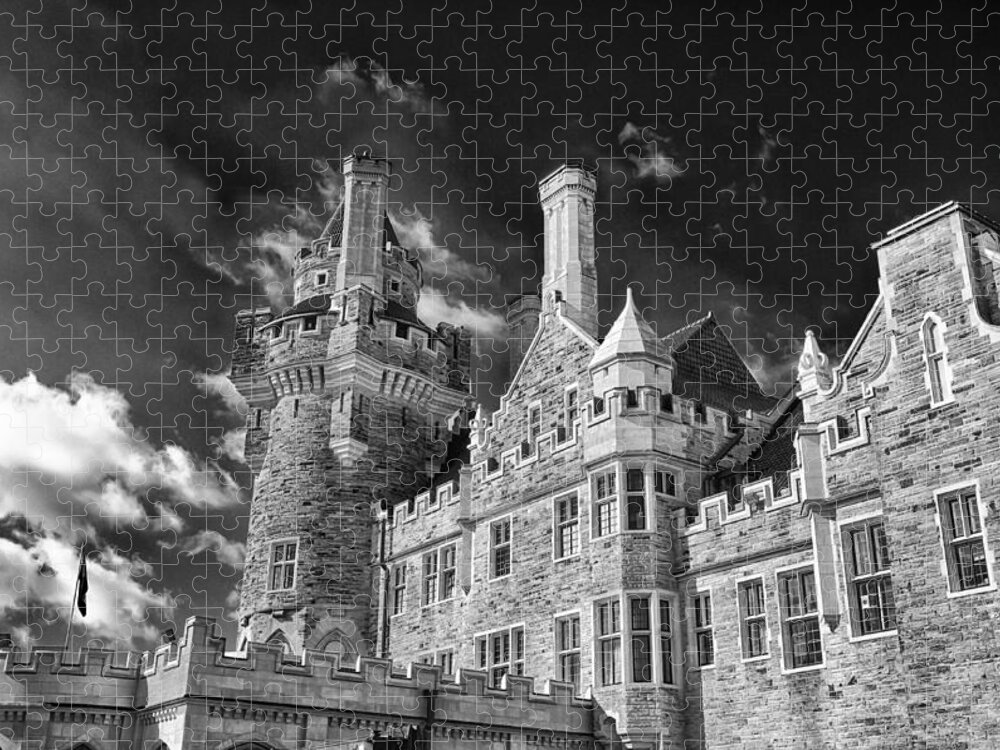Buildings Jigsaw Puzzle featuring the photograph Casa Loma 1258b by Guy Whiteley