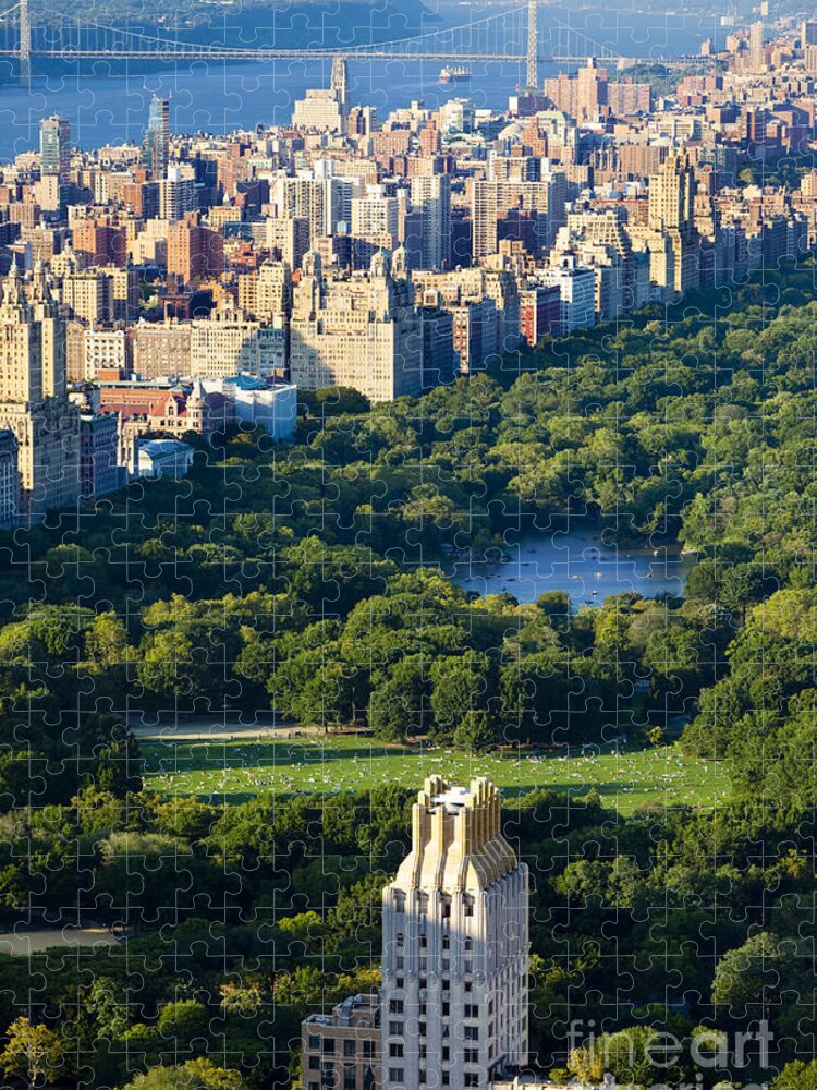 New York Jigsaw Puzzle featuring the photograph Central Park II by Brian Jannsen