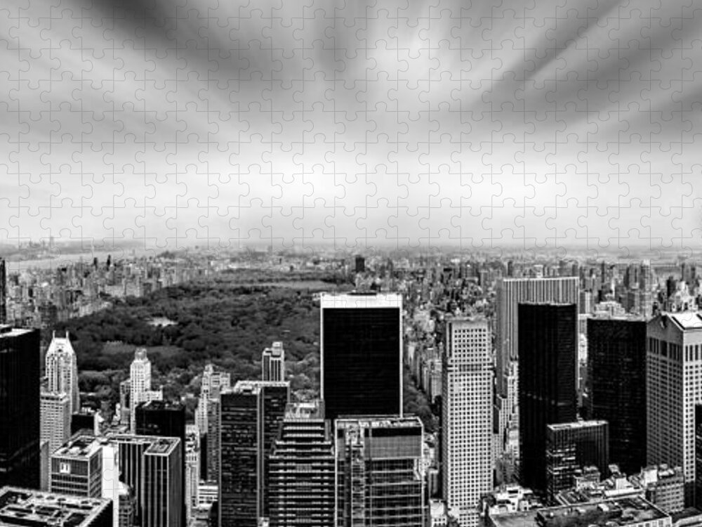Central Park Jigsaw Puzzle featuring the photograph Central Park Perspective by Az Jackson