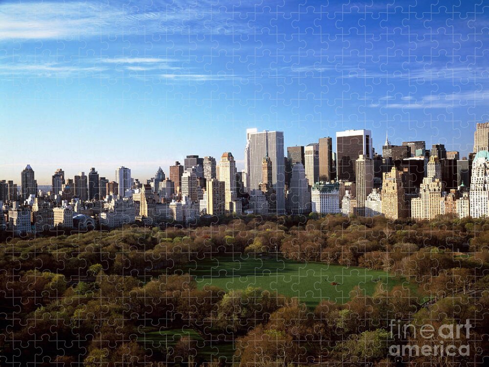 City Jigsaw Puzzle featuring the photograph Central Park, Spring by Rafael Macia