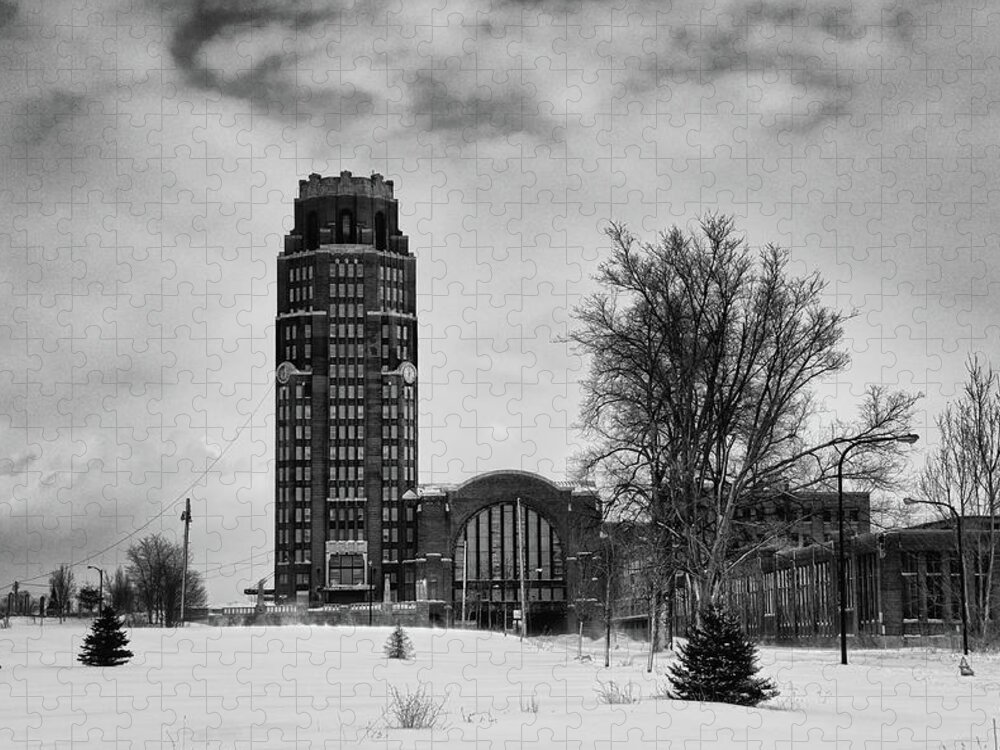 Buildings Jigsaw Puzzle featuring the photograph Central Terminal 4431 by Guy Whiteley