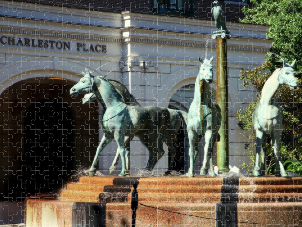 Charleston Jigsaw Puzzle featuring the photograph Charleston Place by Karen Wiles