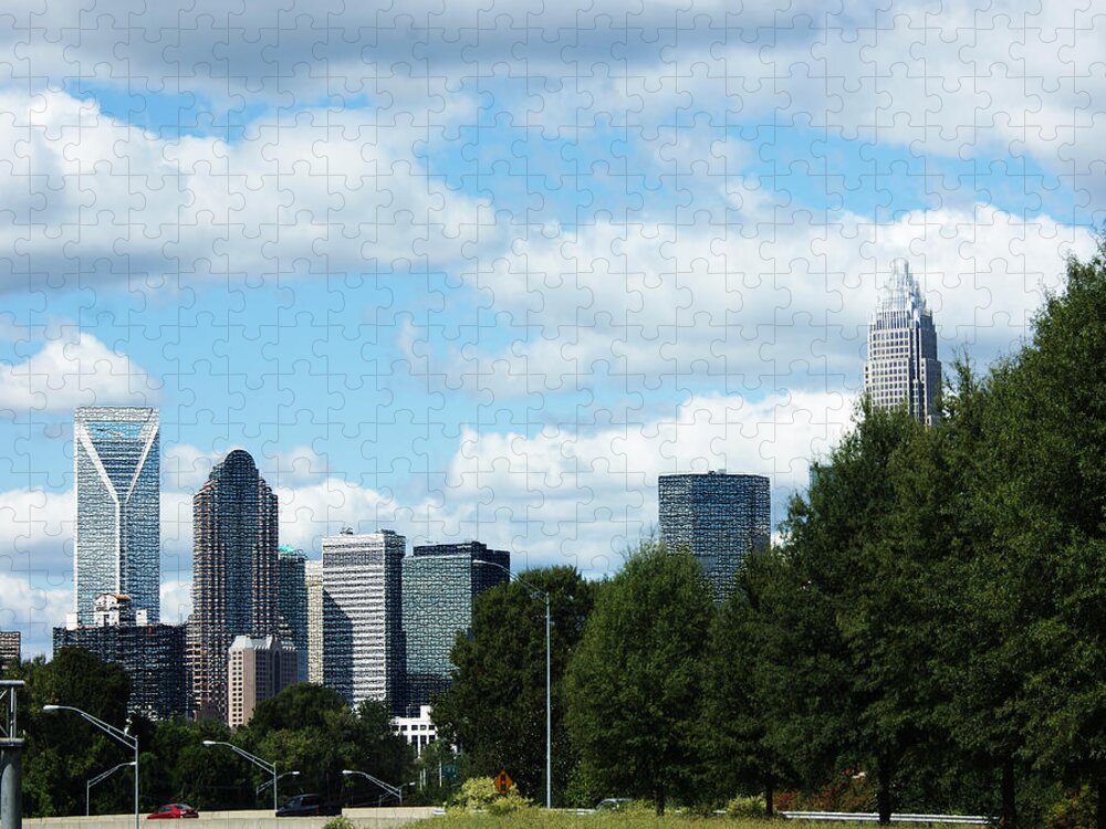 Charlotte Nc Jigsaw Puzzle featuring the photograph Charlotte by M Three Photos